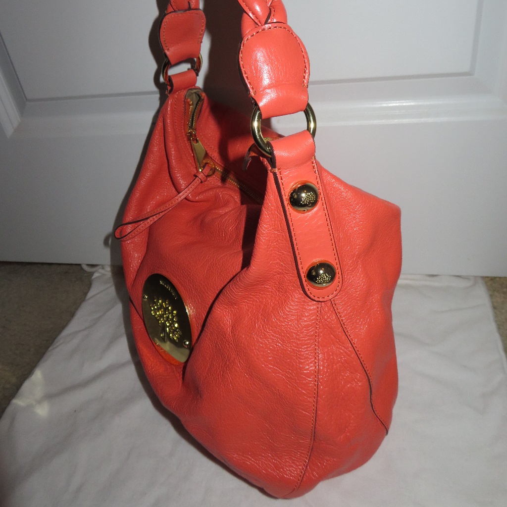 Mulberry Medium Daria Coral Leather Hobo Bag — image 6 of 8